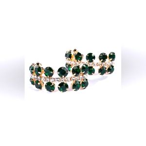 NWT Green With Envy Hoop Earrings